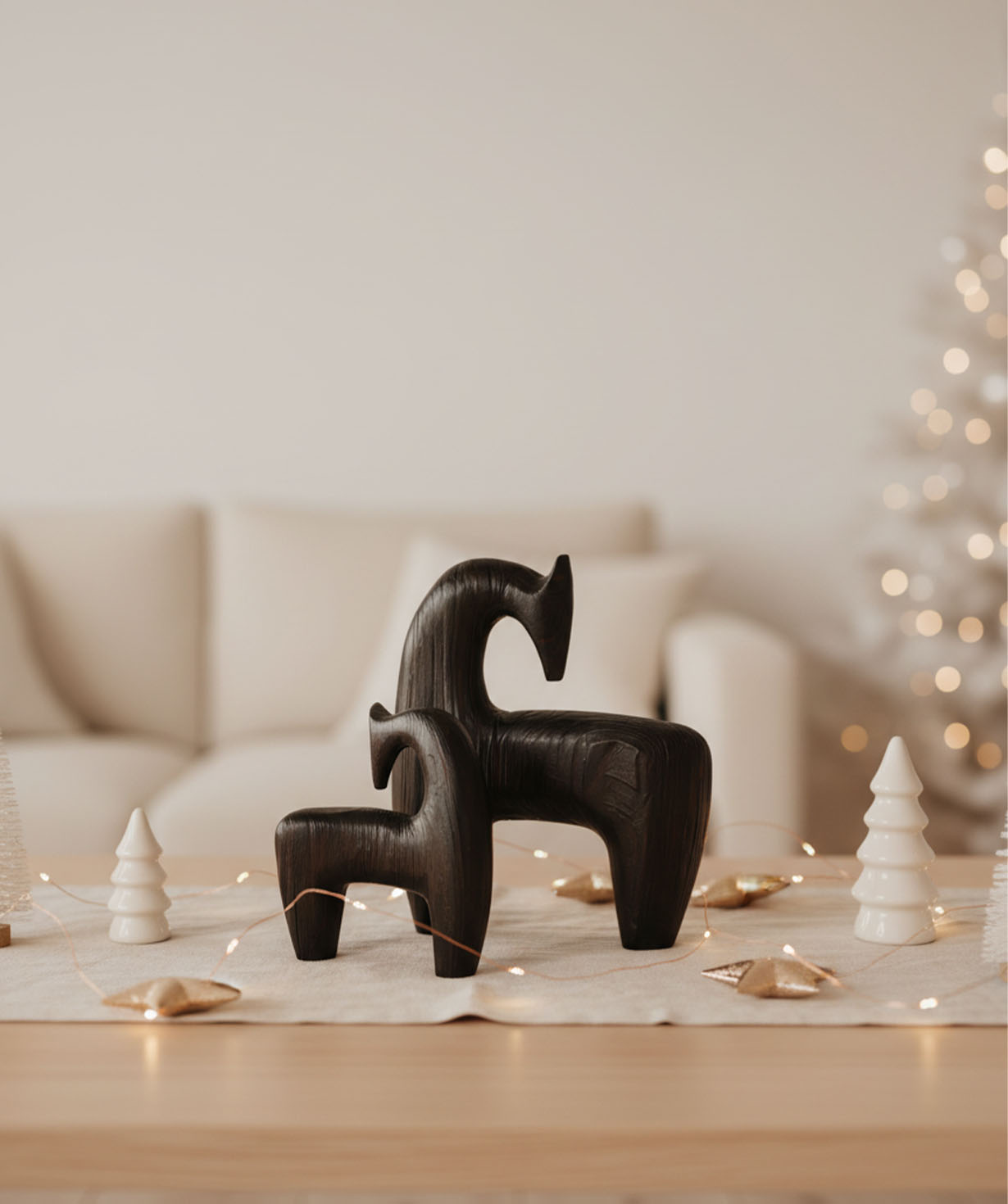 Wooden decorative horses №3