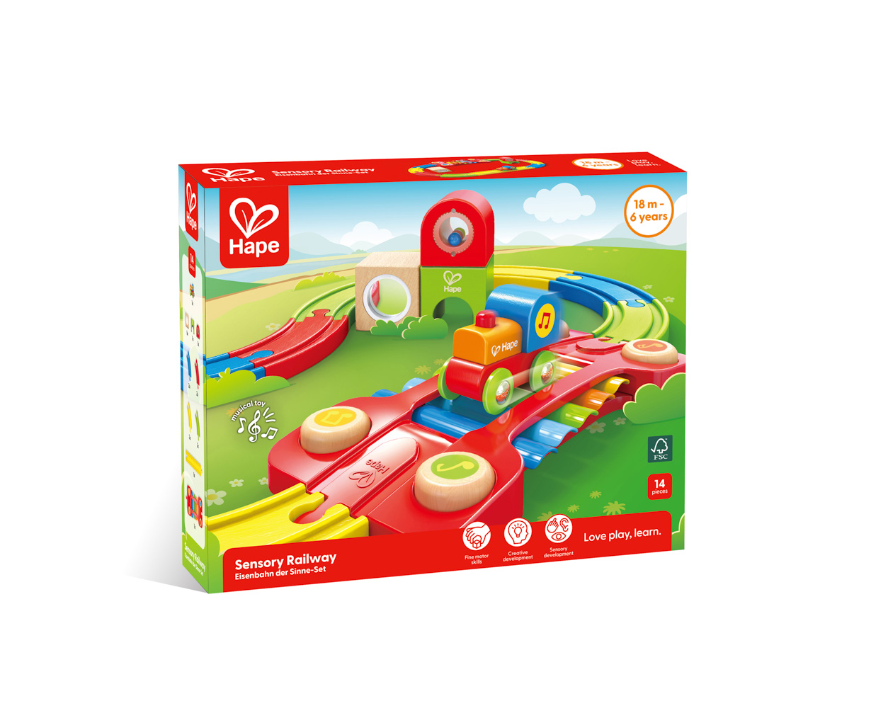 Сенсорная железная дорога «Hape» HP-H3822