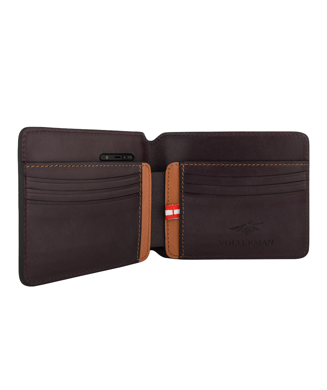 Smart wallet ''Volterman'' Bifold, brown