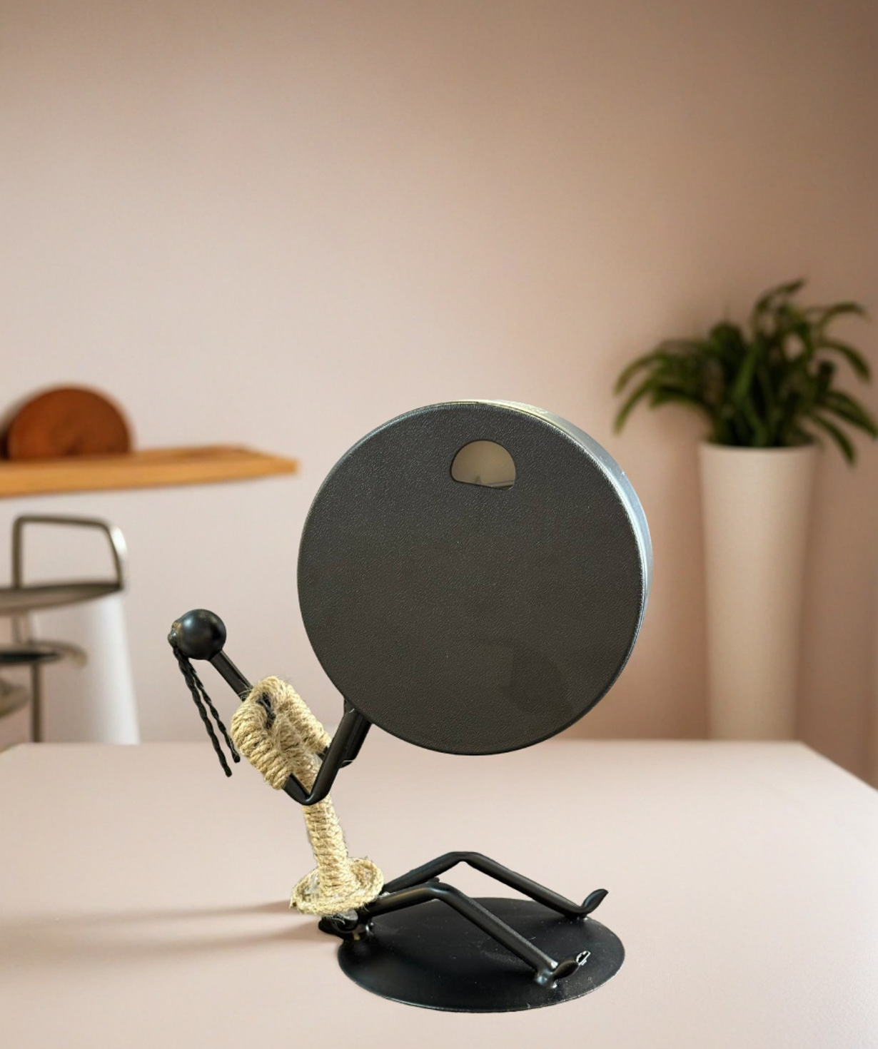 Table clock «Moonlight» Holding Time, black