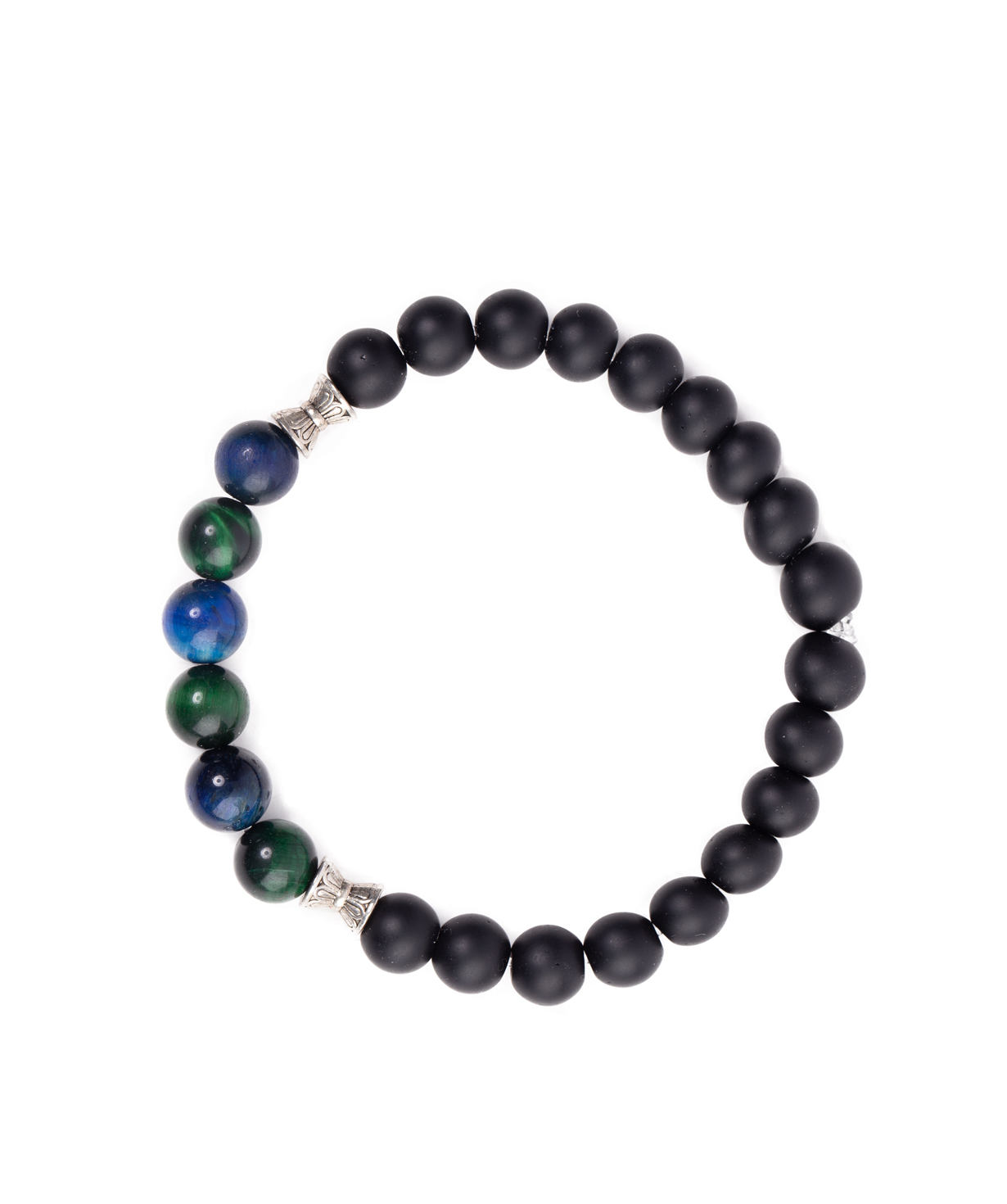 Man's bracelet with natural stones №21