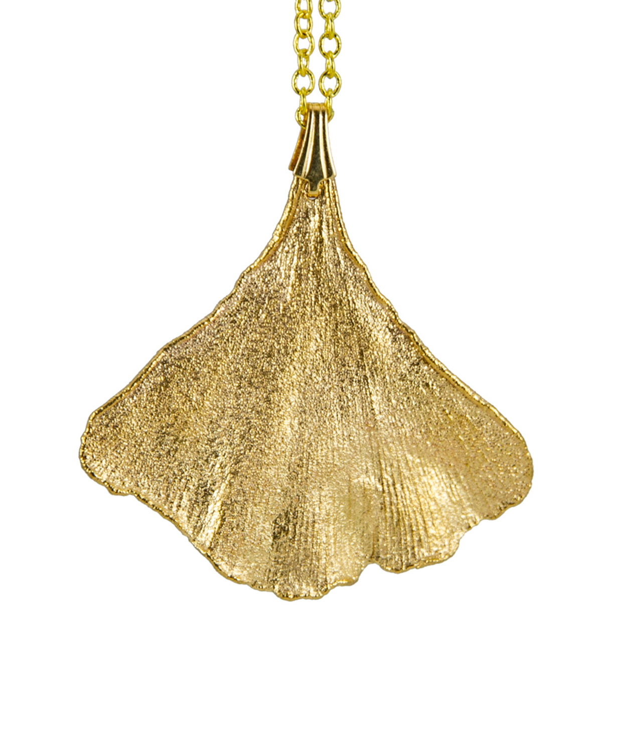 Pendant `CopperRight` ginkgo leaf