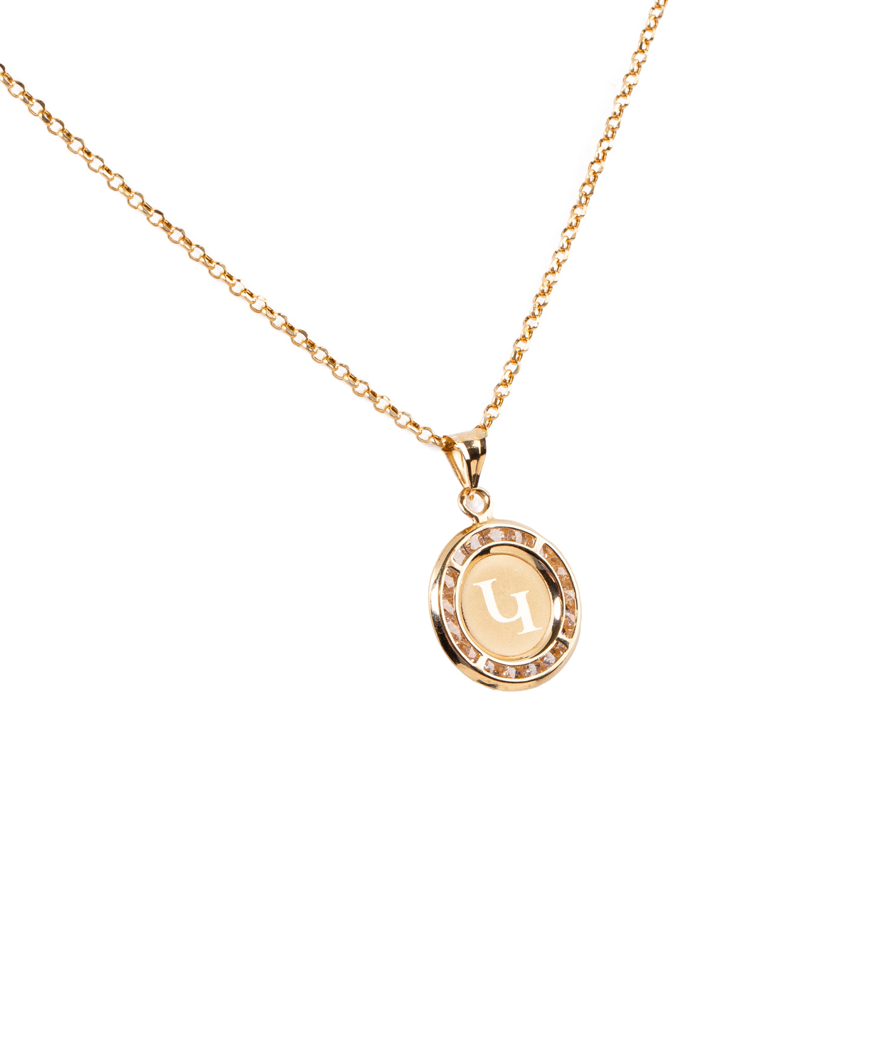 Pendant ''Less is more'' gold №113
