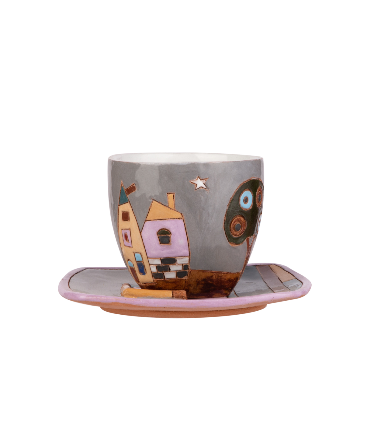 Coffe mug `Nuard Ceramics` City. day-night №3