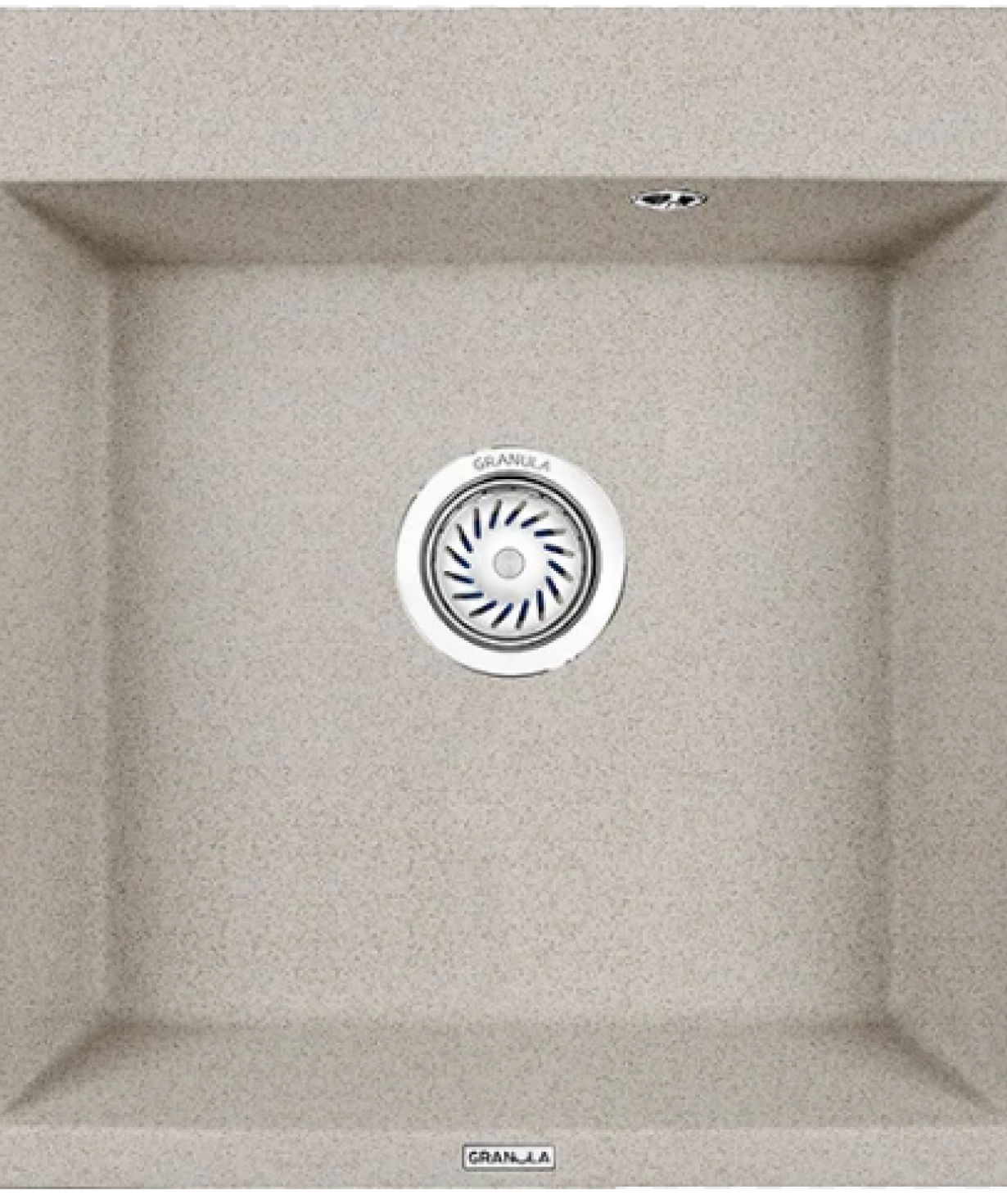 GRANULA 5102 KITCHEN SINK 1B QUARTZ SQUARE 510X520MM PIRIT