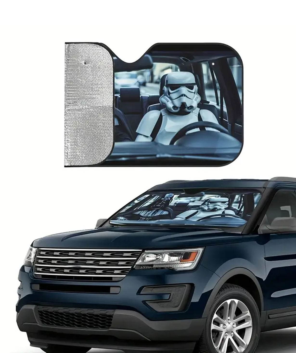 UV - защитный экран «Gift Store» для машины Darth Vader and Stormtrooper №1134