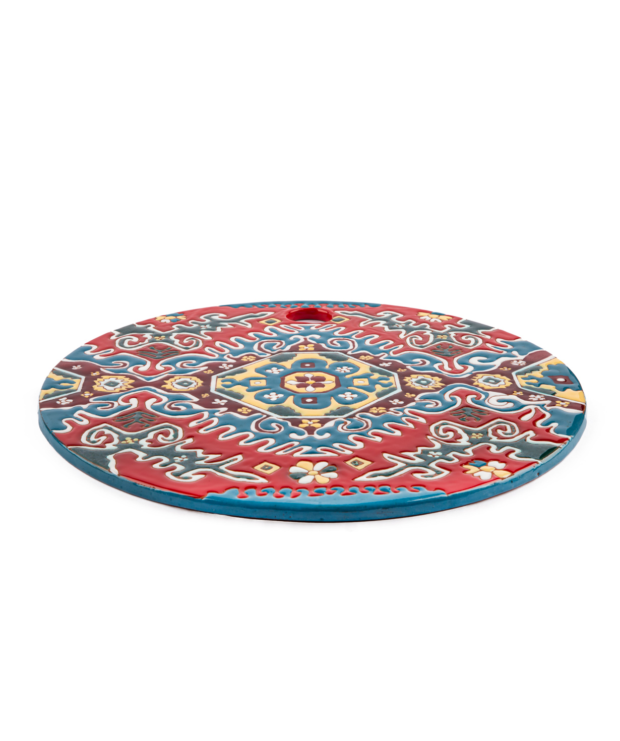 Сервировочная тарелка `ManeTiles` декоративная, керамическая №18