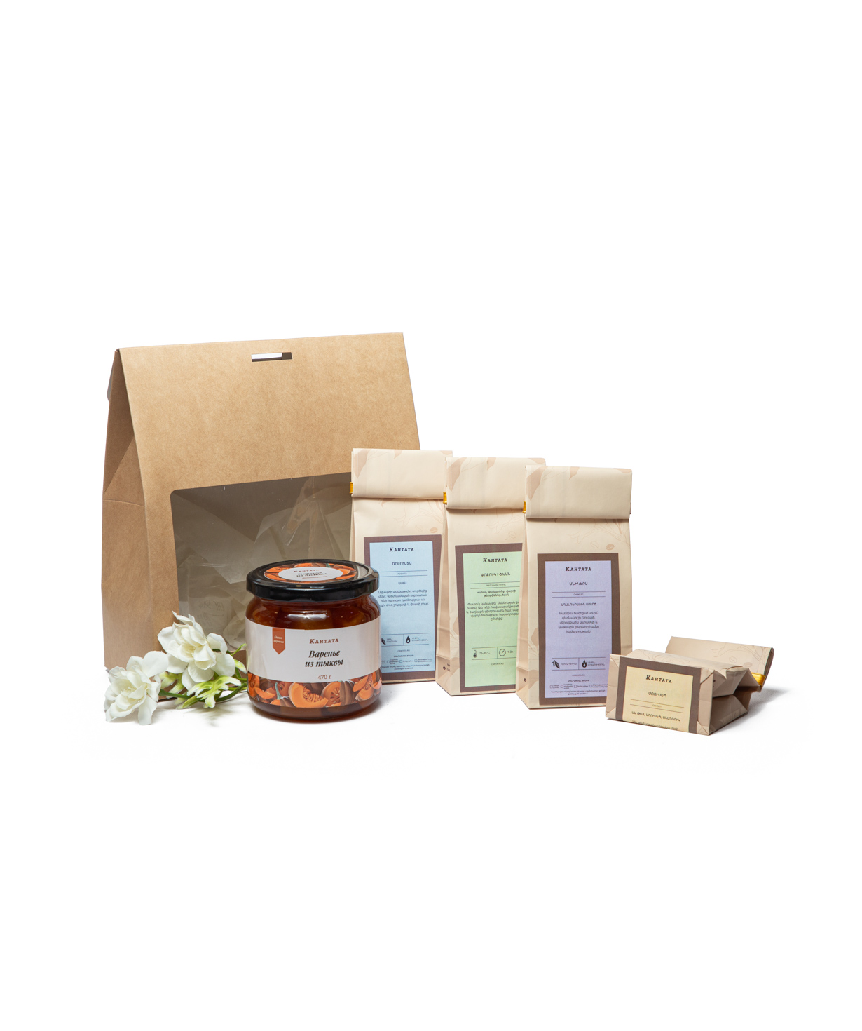 Gift box «Cantata» with coffee and tea №16