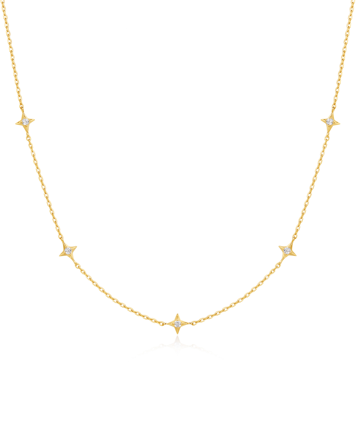 Silver necklace «Ania Haie» N061-04G