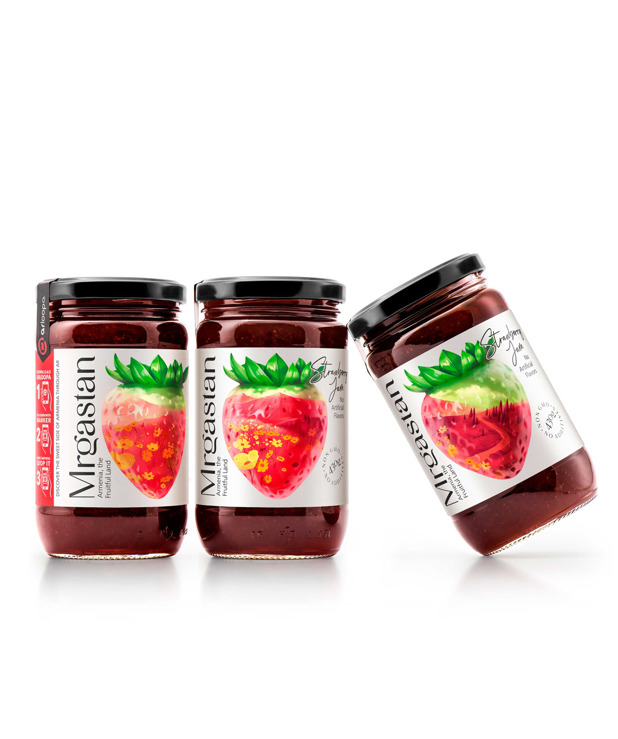 Jam `Mrgastan` strawberry 3 pieces