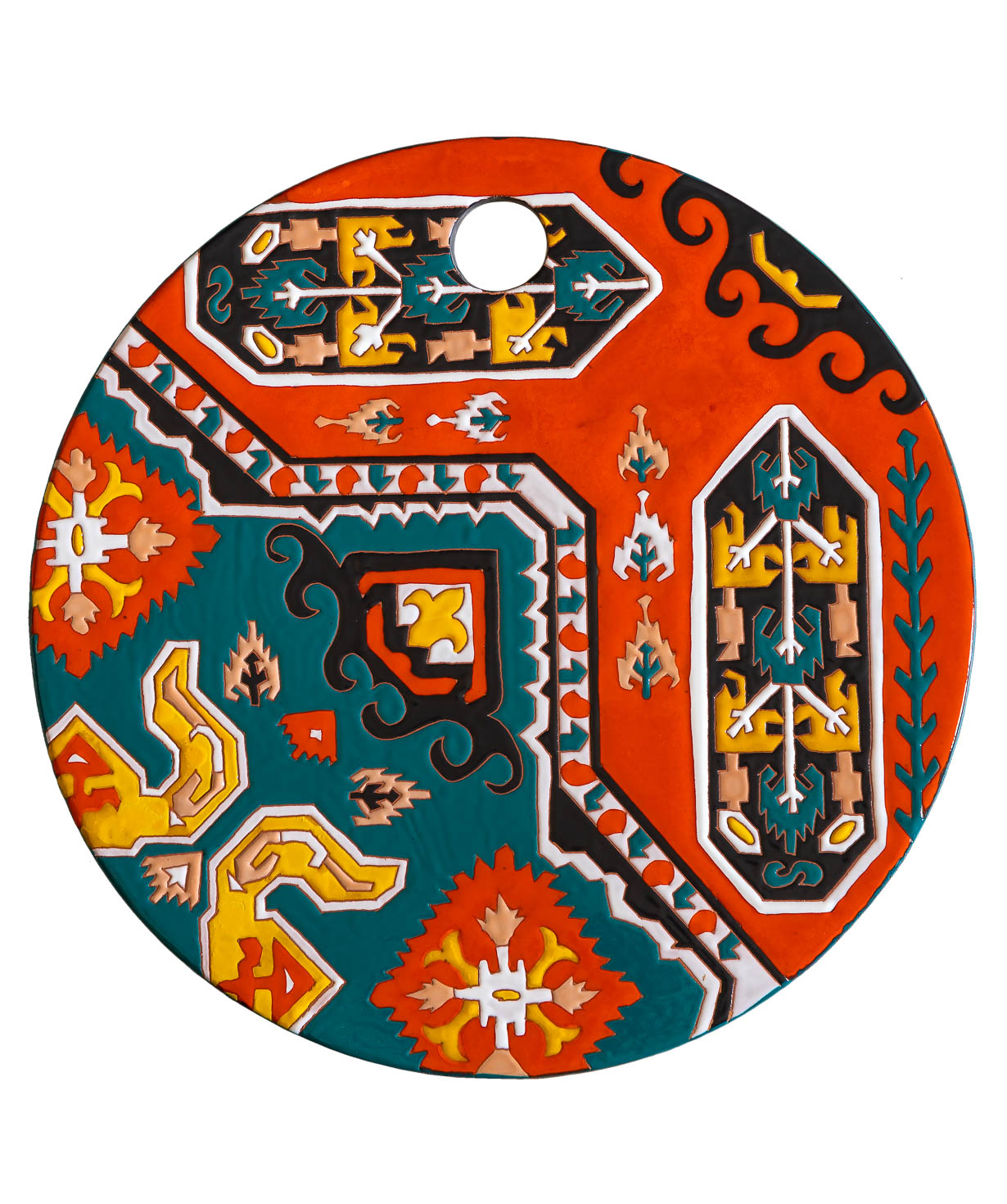 Сырная тарелка `ManeTiles` декоративная, керамическая №8