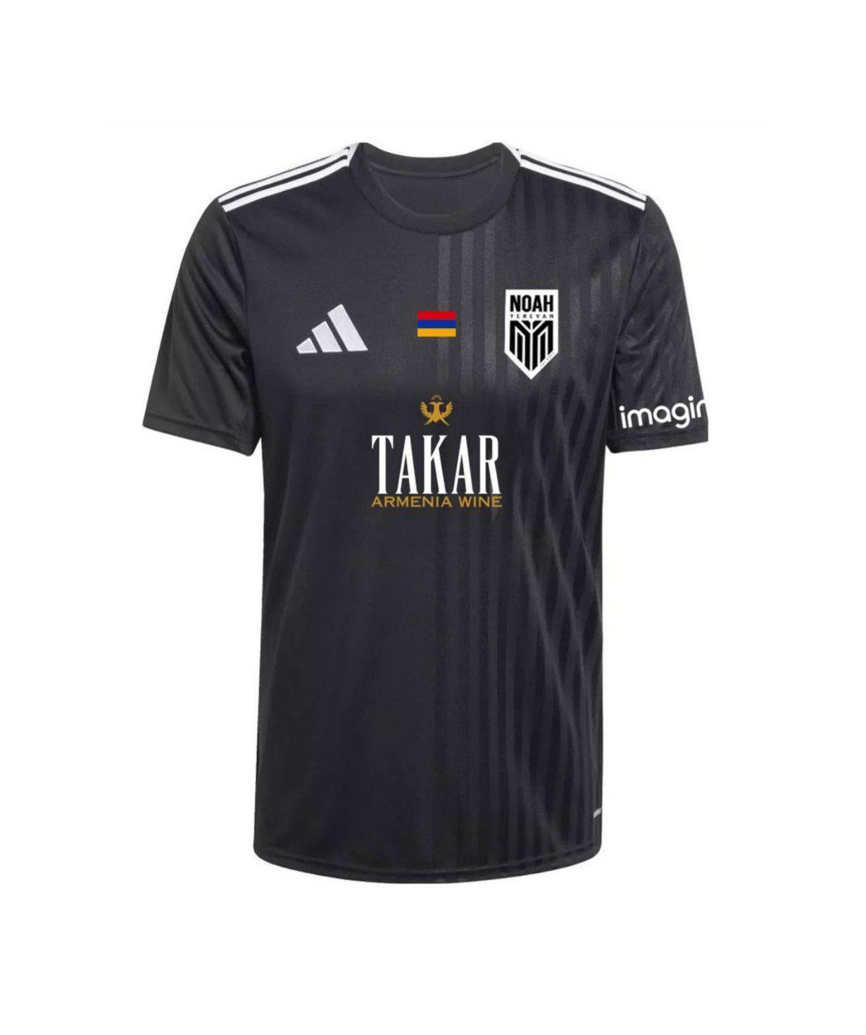 Football T-shirt «Noah» branded, black №2 11-12 years old