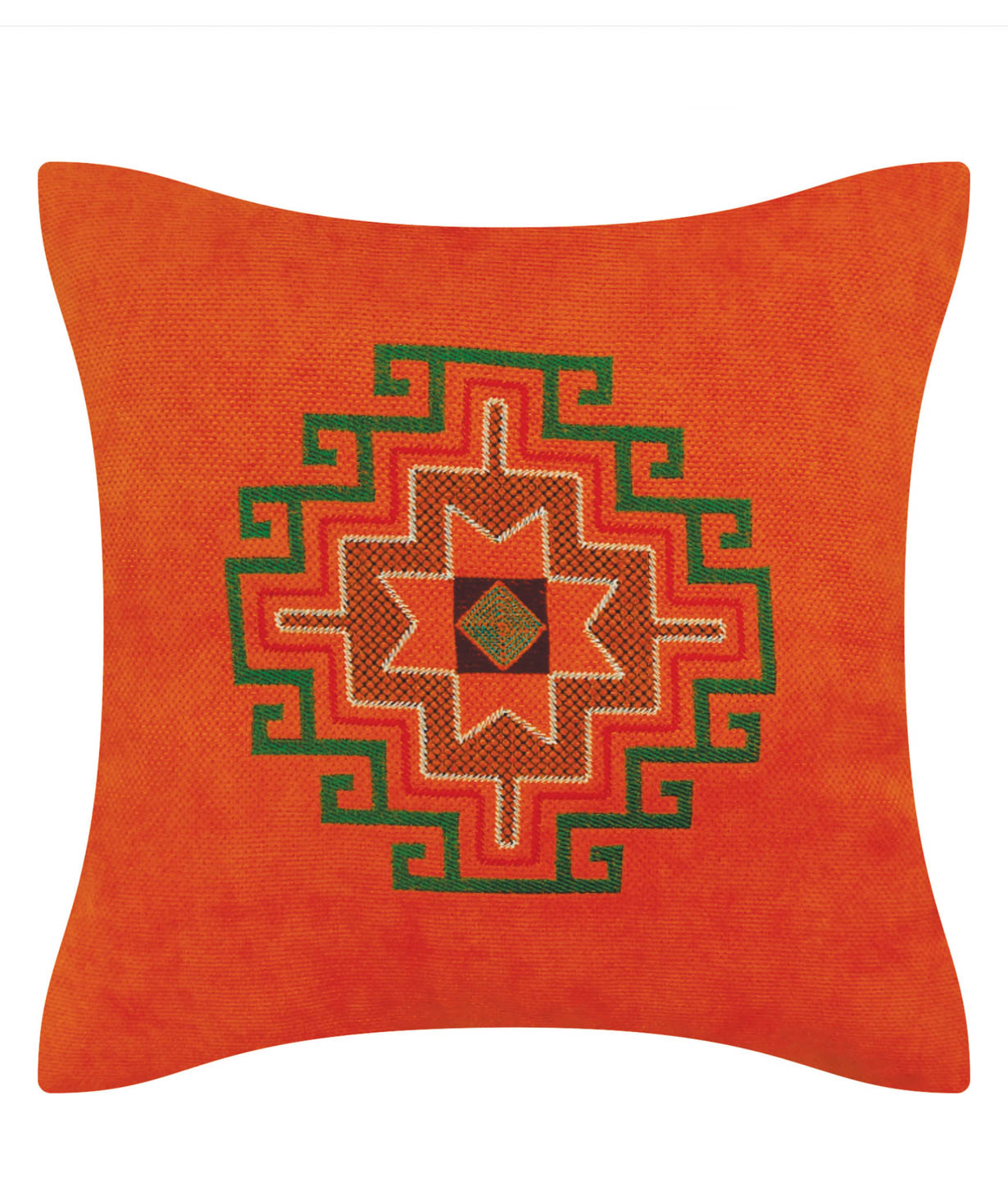 Pillow `Miskaryan heritage` embroidered with Armenian ornament №33
