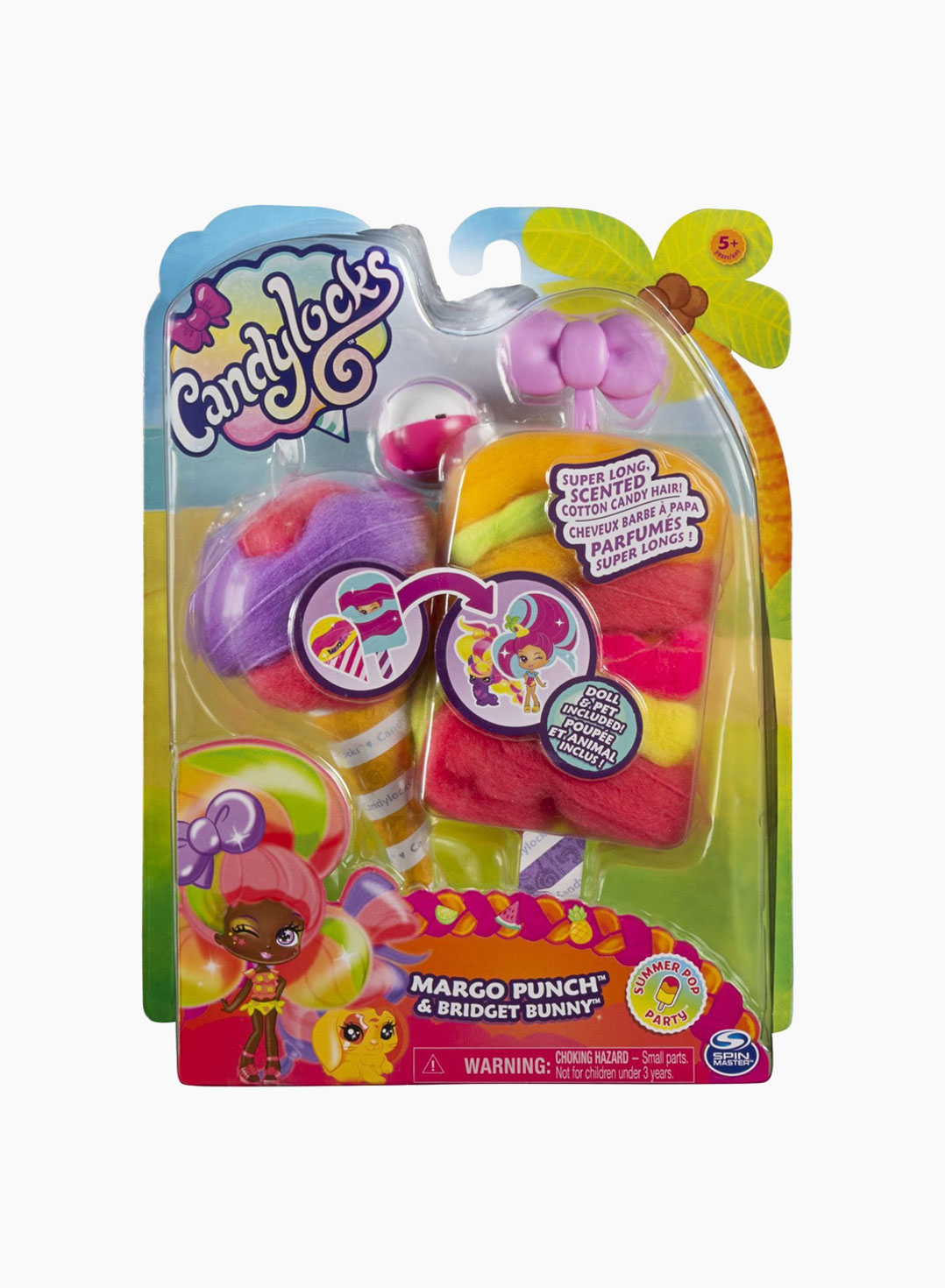 Spin Master Doll and Pet with Accessories Candylocks Margo Punch & Bridget Bunny