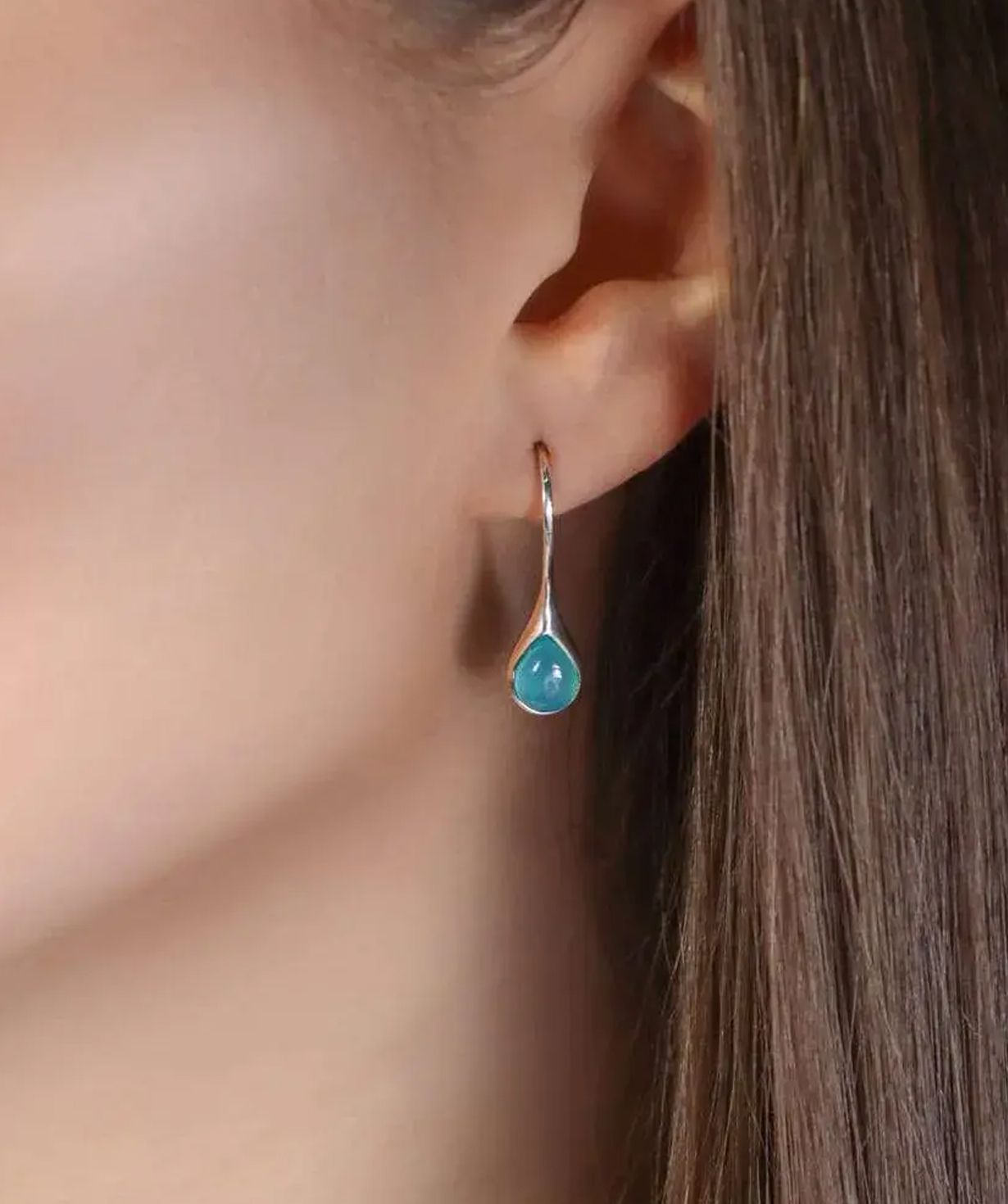 Արծաթյա ականջօղեր «SiaMoods» SE865