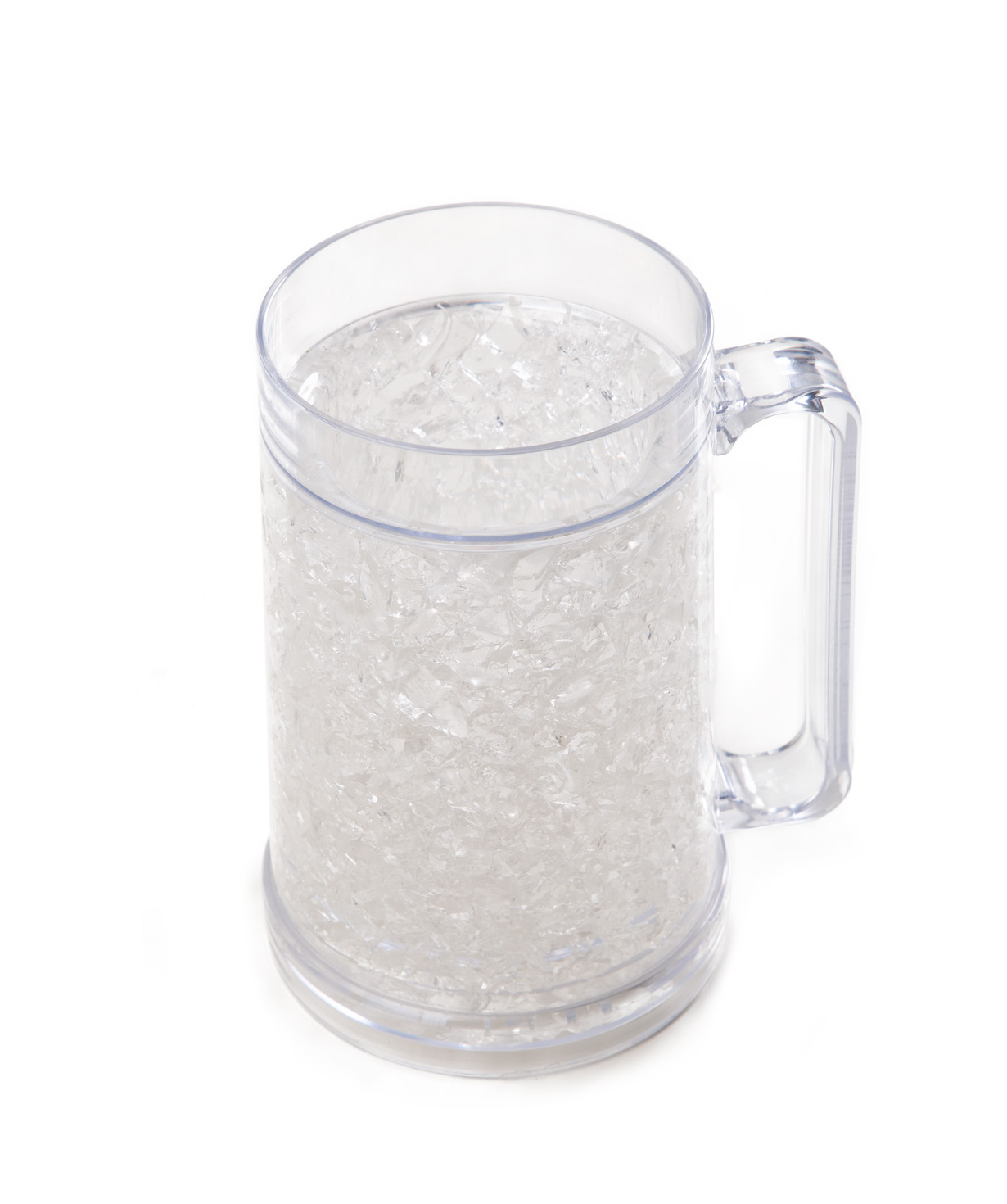 Beer mug «EM Flowers» with a cooling gel, 400 ml