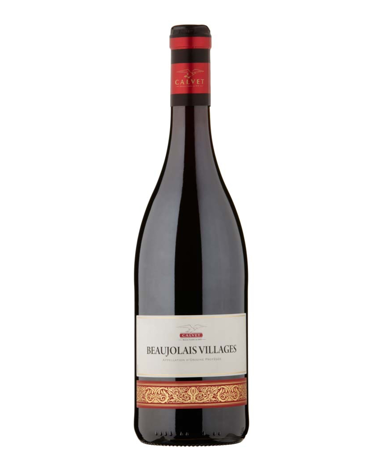 Wine `Calvet Beaujolais Villages` red, dry 750 ml