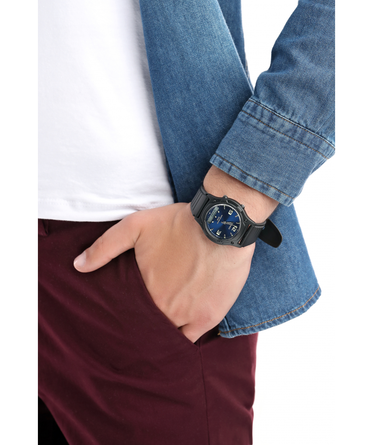 Wristwatch  `Casio`    AW-49HE-2AVDF