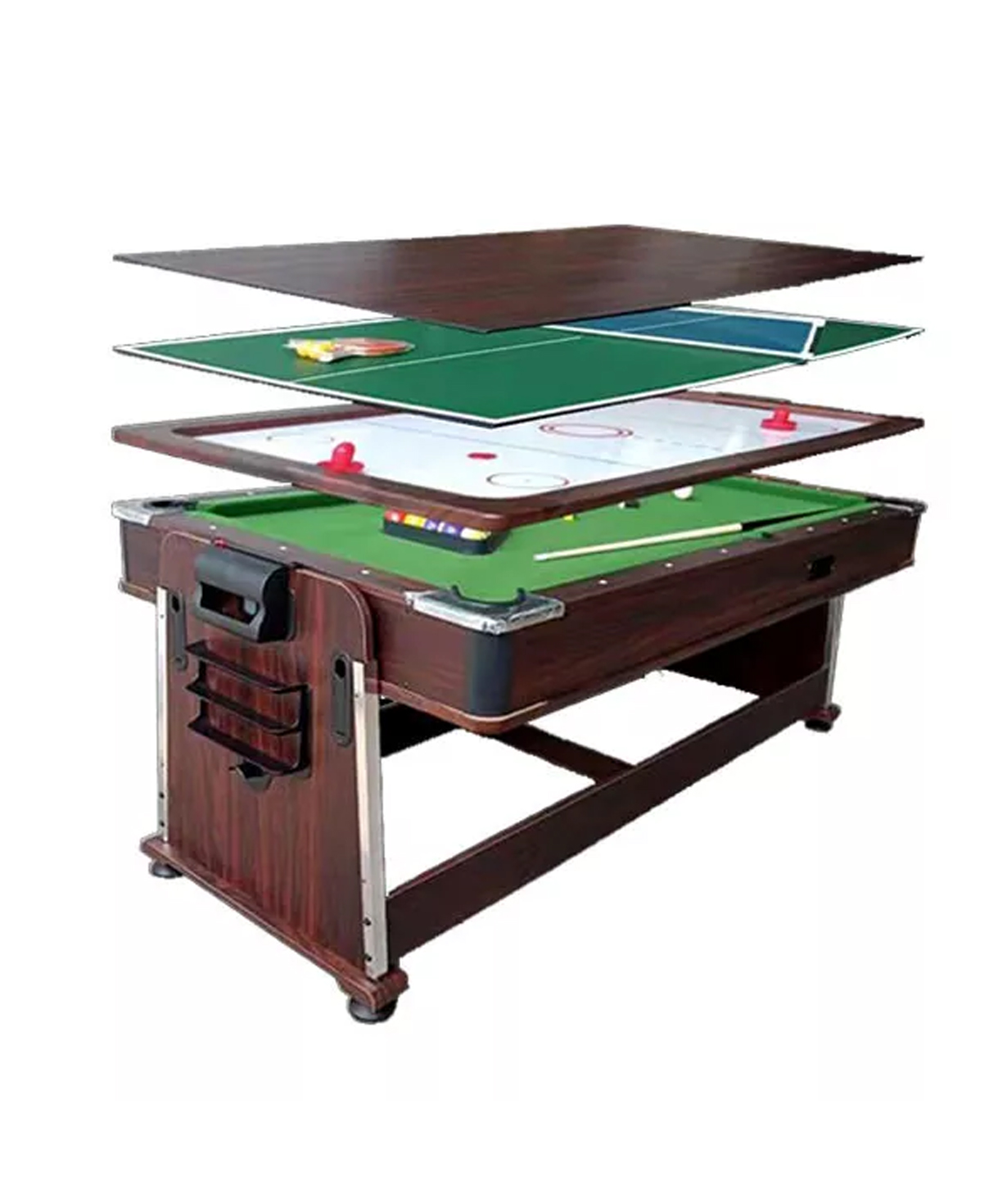 Gaming Table «7FT» 4 in 1, 213x113x80 cm