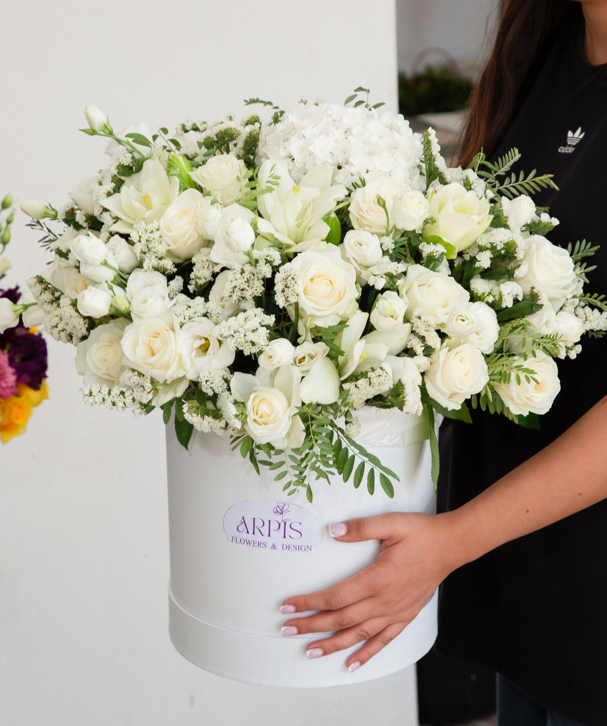 Композиция «Arpis flowers» с розами №17