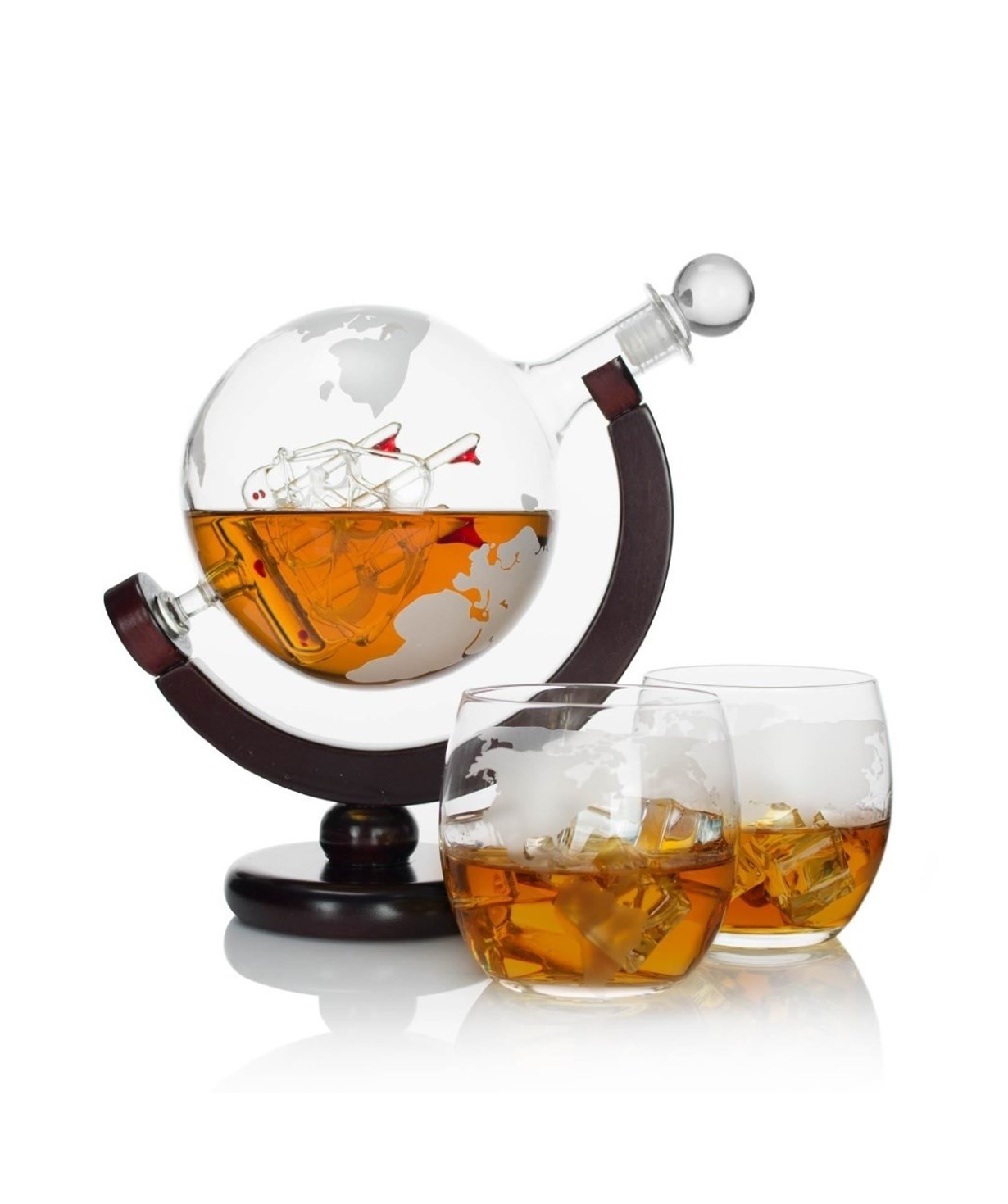 Whiskey set «Creative Gifts» bottle and glasses