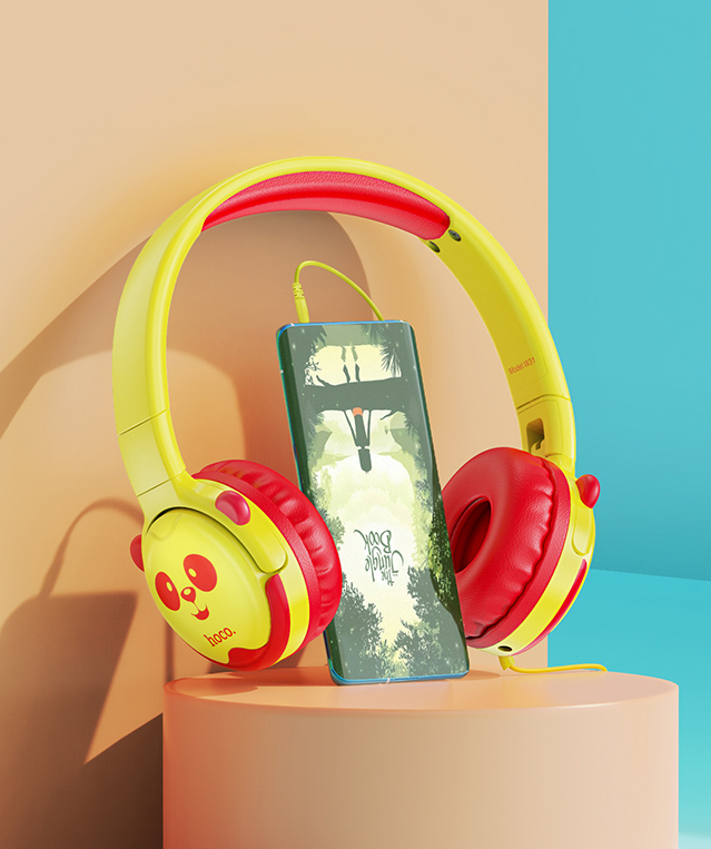 Game headphones ''HOCO W31'' yellow-red