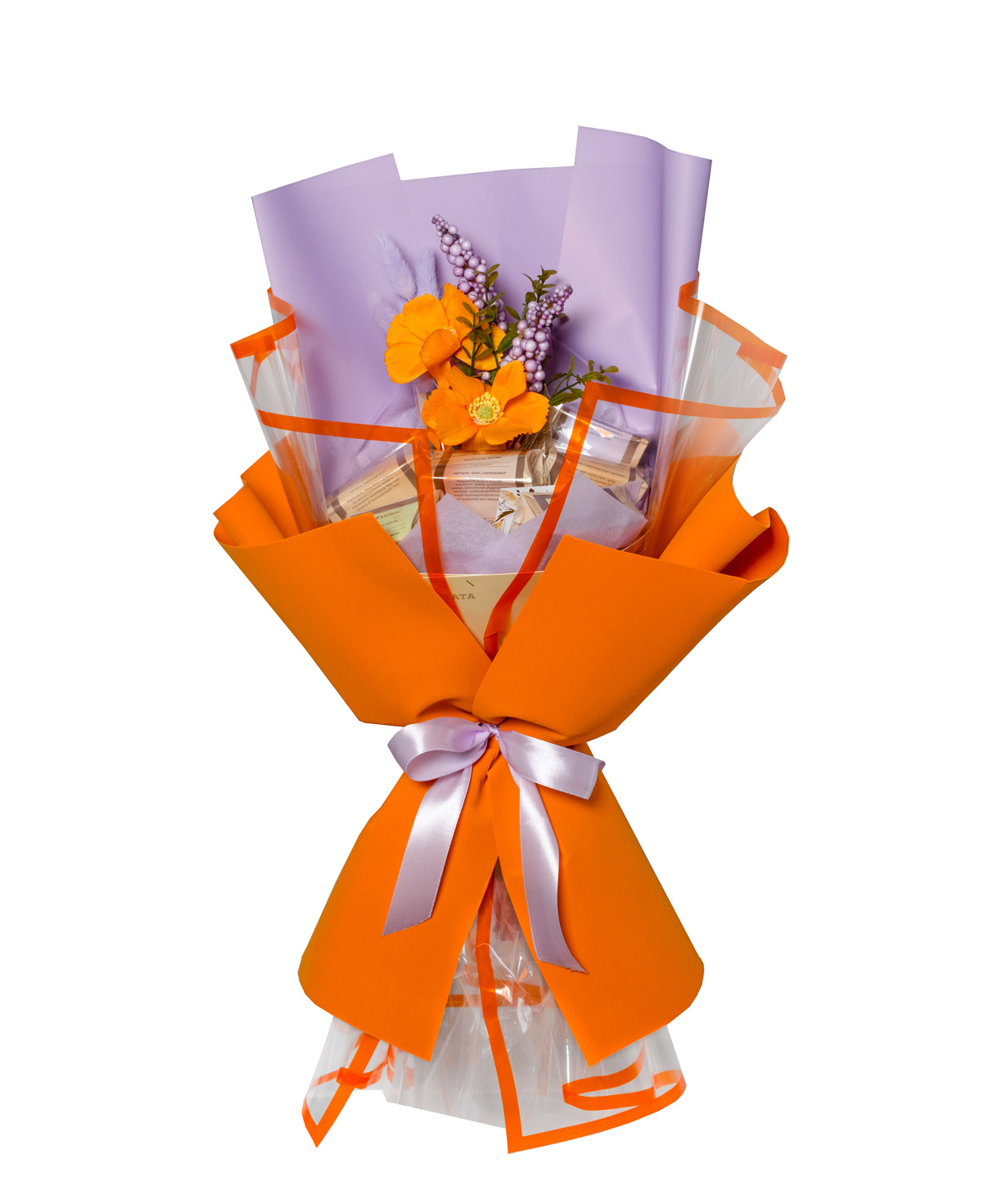 Подарочный букет «Cantata» с кофе и чаем №48