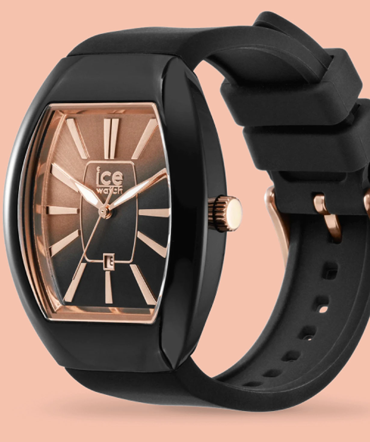 Часы «Ice-Watch»  ICE BOLIDAY, Black Sunset Rose-Gold