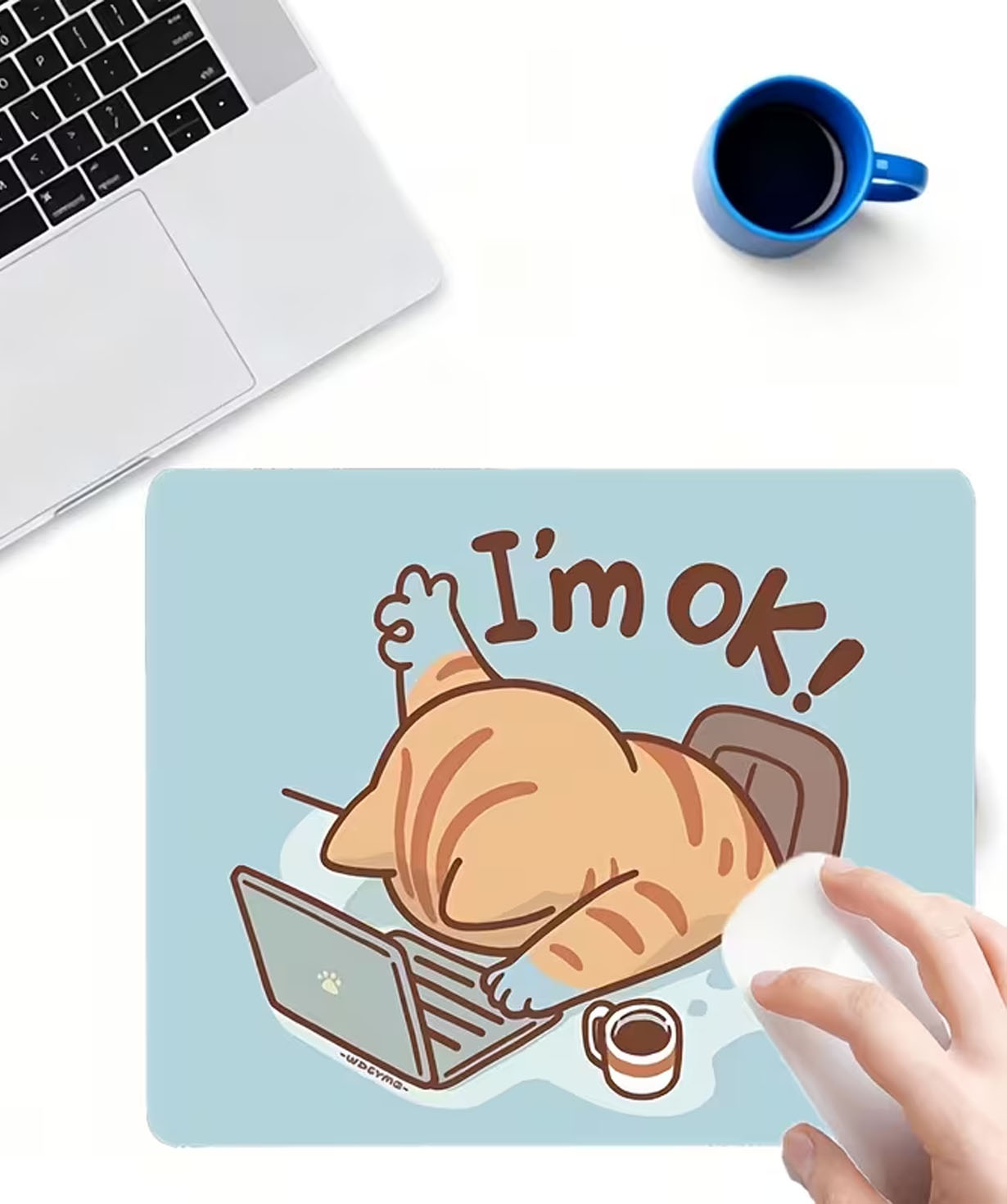 Mouse pad «I'm OK» №389 18x22 cm