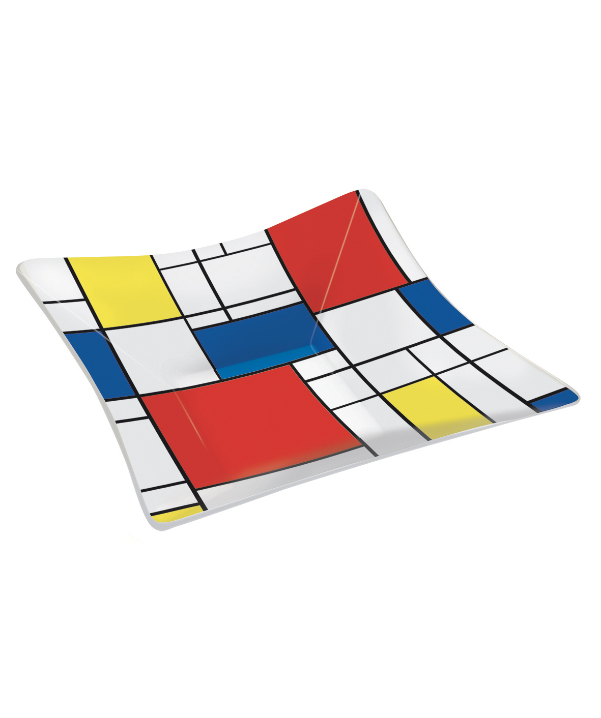 Glass plate ''Mondrian''