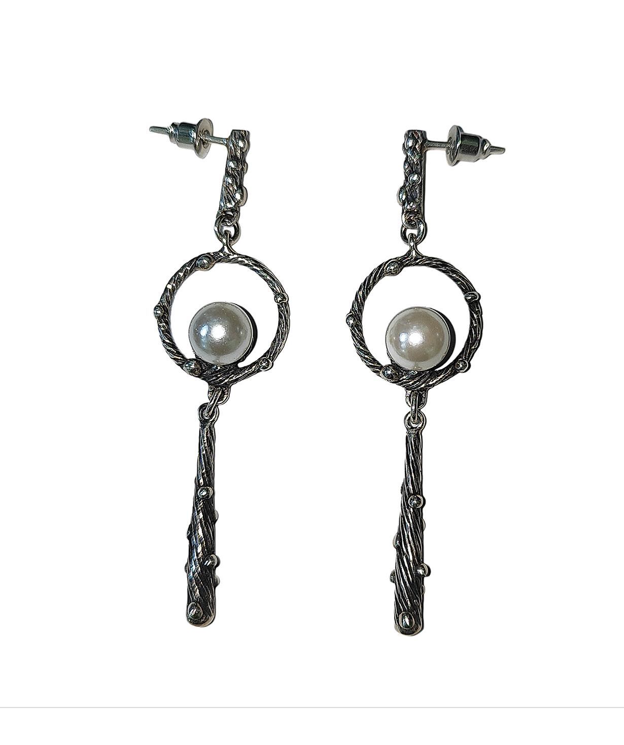 Серьги `DF Project` серебряные №52